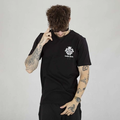 Koszulka Ciemna Strefa Przeciw Bezprawiu Tył czarna