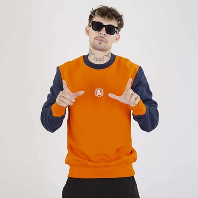 Bluza Diil Crewneck Small Double pomarańczowa granatowa