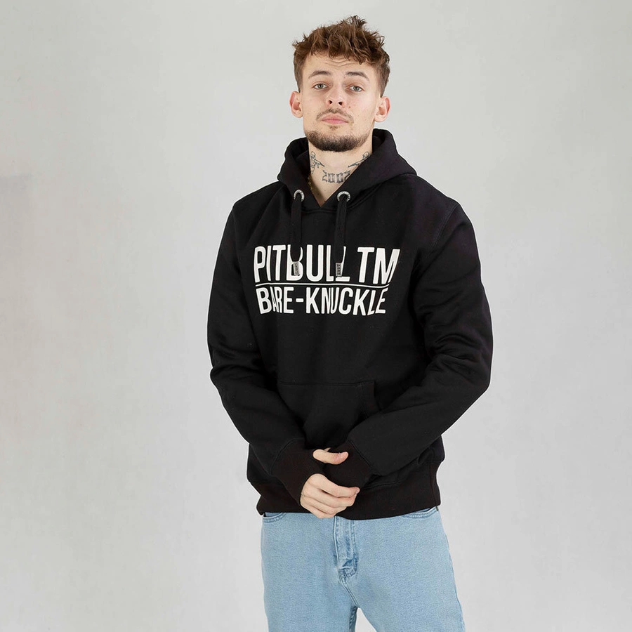 Bluza Pit Bull Hoodie Bare Knuckle czarna