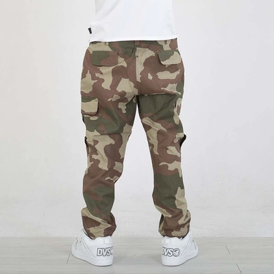 Spodnie Jigga Wear Military Jogger brązowe zielone camo