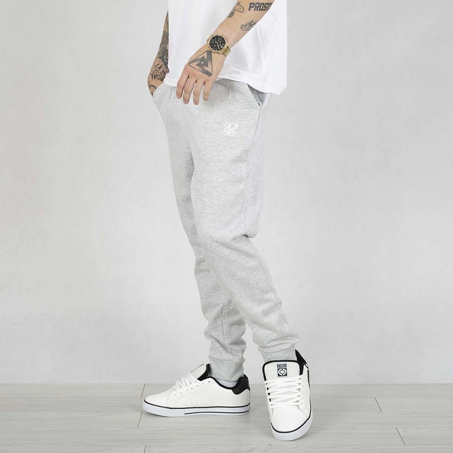 Spodnie Dresowe SikSilk Essentials Joggers szare