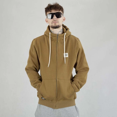 Bluza Mass Hoodie ZIP Patch brązowa