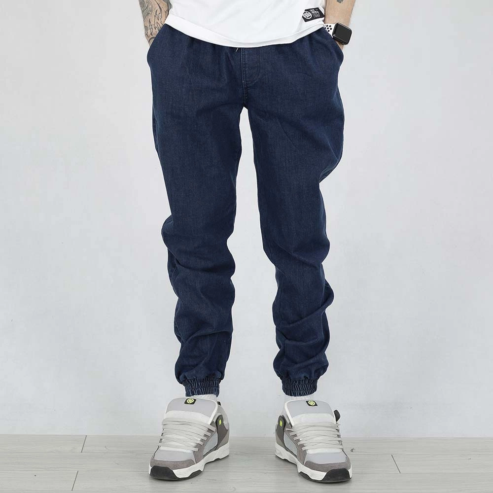 Spodnie Lucky Dice Joggery Dice ciemno niebieskie