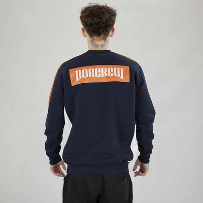 Bluza Crewneck B.O.R. Biuro Ochrony Rapu Premium Caro granatowa