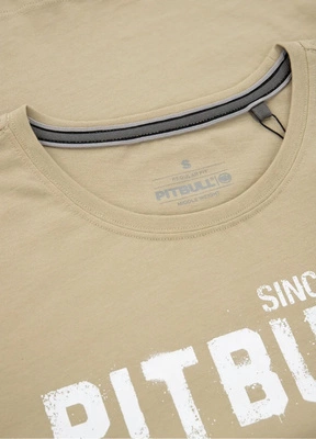 Koszulka Pit Bull Slim Grafitti beżowa