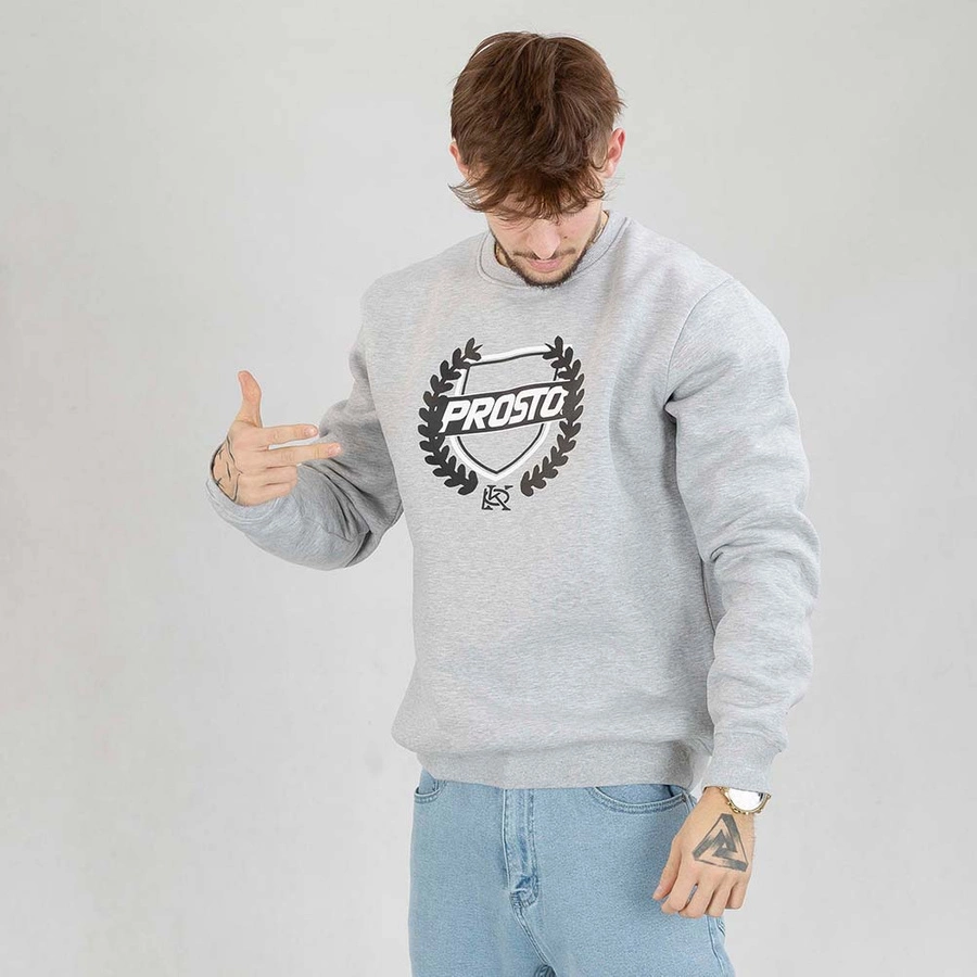 Bluza Prosto Crewneck Muel szara