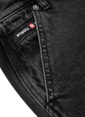 Krótkie Spodenki Pit Bull Carpenter Jeans Black Denim