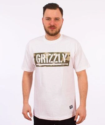 Grizzly-Sycamore Box Logo T-Shirt White