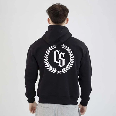 Bluza Hoodie Ciemna Strefa Oversize CS Laur czarna biała
