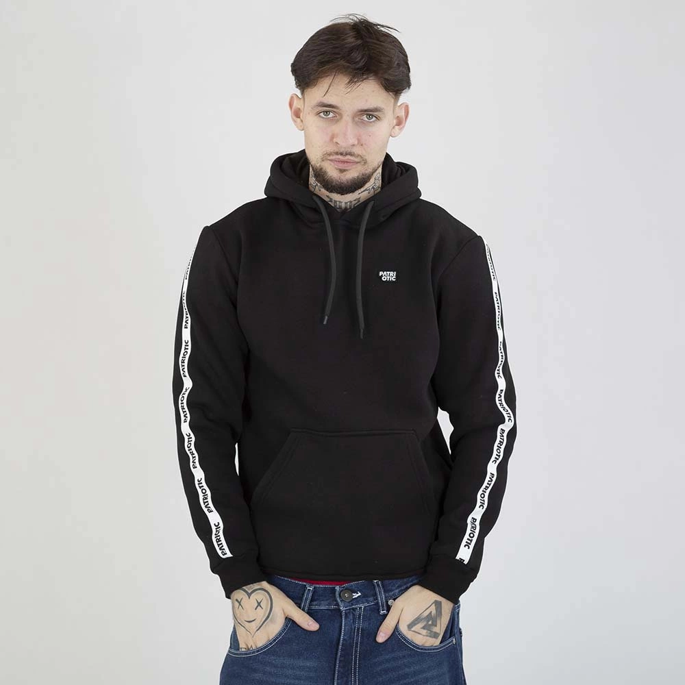 Bluza Patriotic Hoodie CLS App Tape czarna