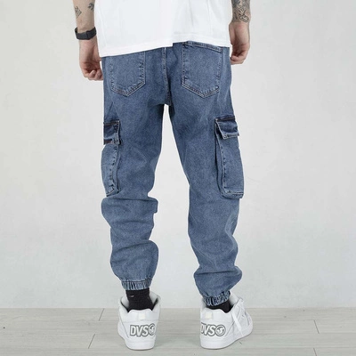 Spodnie Jogger I8 Denim BOY39 Cargo niebieskie