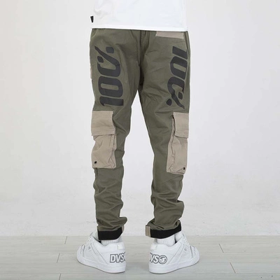 Spodnie Jogger Stoprocent Doublesto oliwkowe beżowe