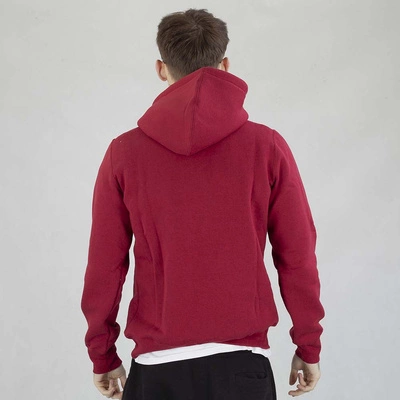 Bluza Elade Hoodie Patch bordowa