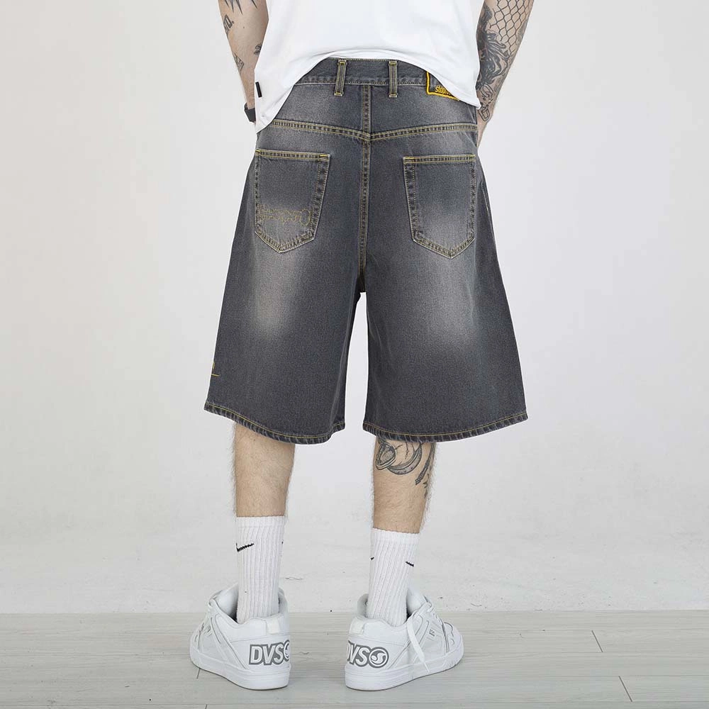Spodenki Krótkie Stoprocent Baggy Classic szary jeans