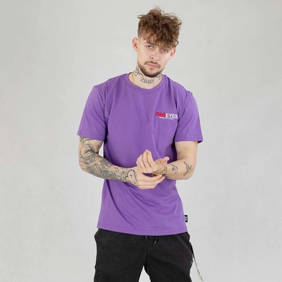 Koszulka Red Eyes King fioletowo biała