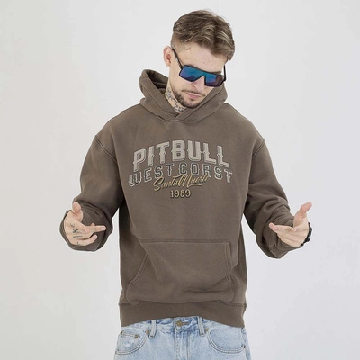 Bluza Hoodie Pit Bull Santa Muerte oliwkowe