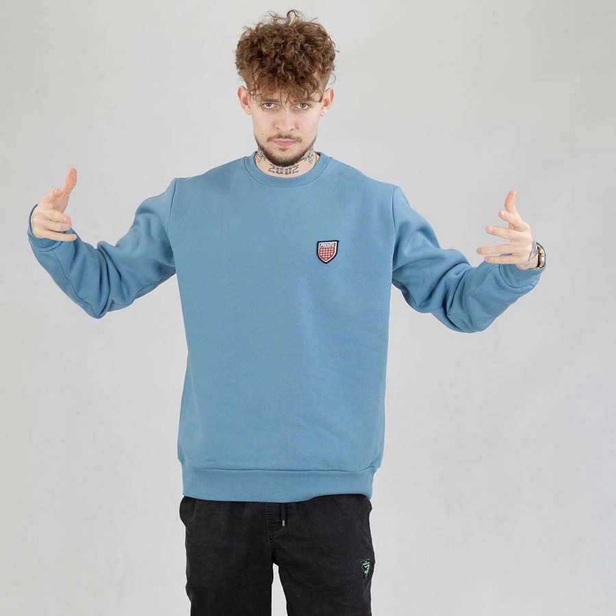 Bluza Prosto Crewneck Bazy niebieska