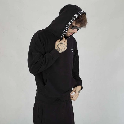 Bluza Hoodie SikSilk SS-26859 czarna