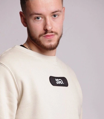 Smoke Story SMALL SSG Bluza bez kaptura Beżowy