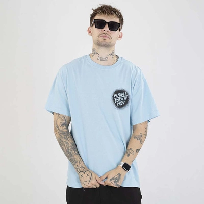 Koszulka Pit Bull Graffiti jasna niebieska
