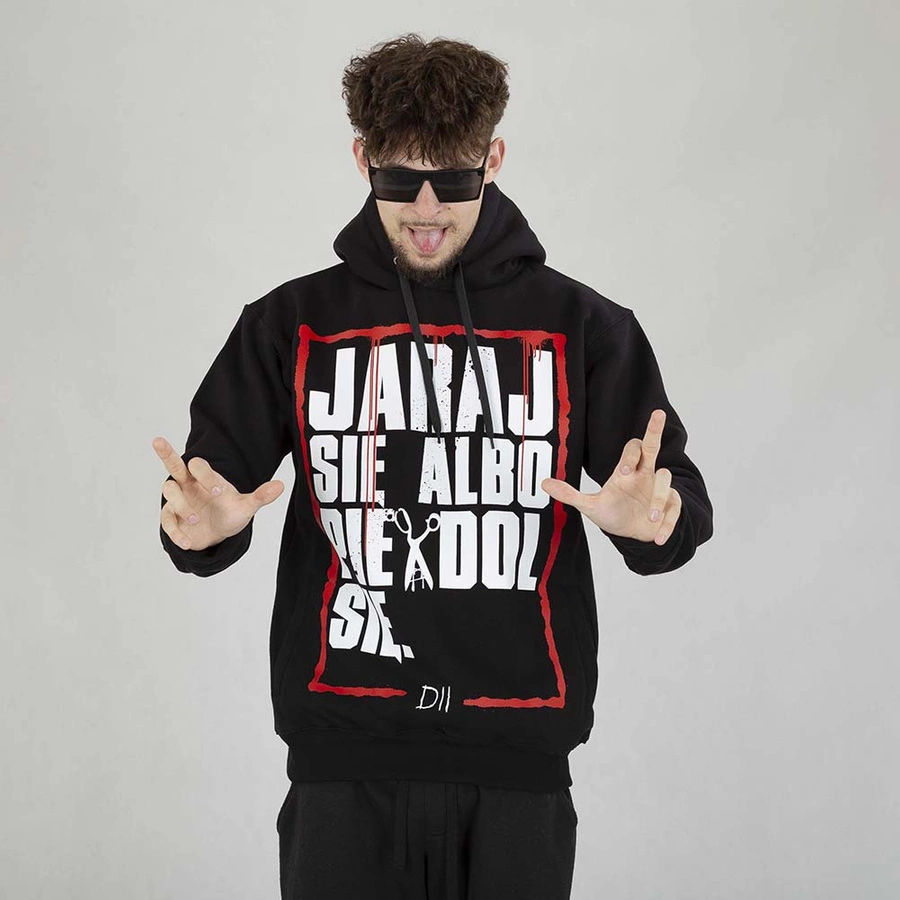 Bluza Hoodie Demonologia Jaraj Się czarna