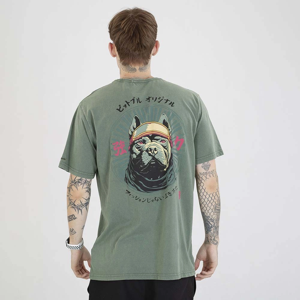 Koszulka Pit Bull Mt.Fuji zielona