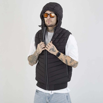 Bezrękawnik Pit Bull Hoodie Naylor czarny