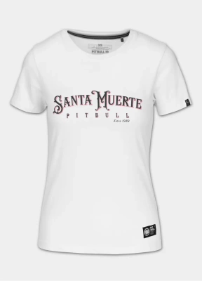 Koszulka Pit Bull Santa Muerte biała