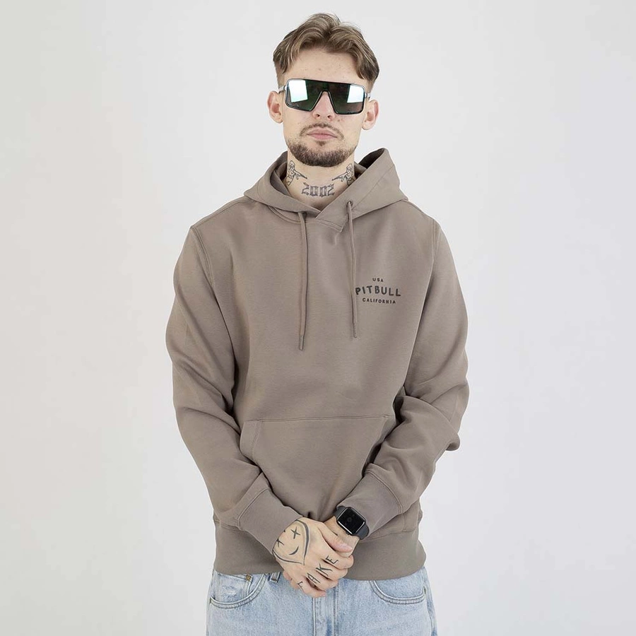 Bluza Pit Bull Hoodie Sampson szarobrązowa