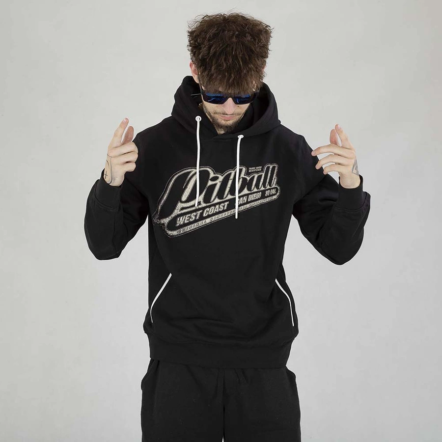 Bluza Pit Bull Hoodie Terry Black Brand czarna