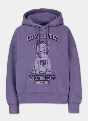 Bluza Pit Bull Hoodie Bites fioletowa