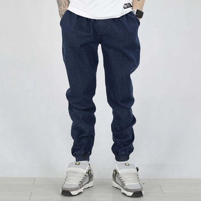 Spodnie Lucky Dice Joggery Dice ciemno niebieskie