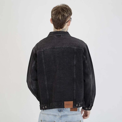 Kurtka Prosto Civil czarna sprana jeans