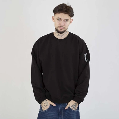 Bluza Stoprocent Crewneck Tag Haftbark czarna