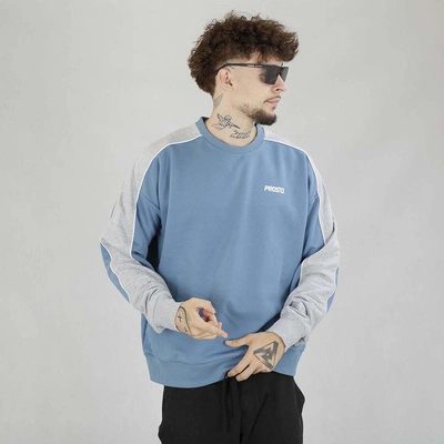 Bluza Prosto Crewneck Fraxle niebieska