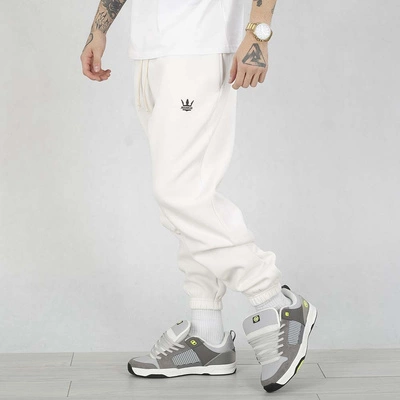 Spodnie Dresowe Jigga Wear Small Crown białe