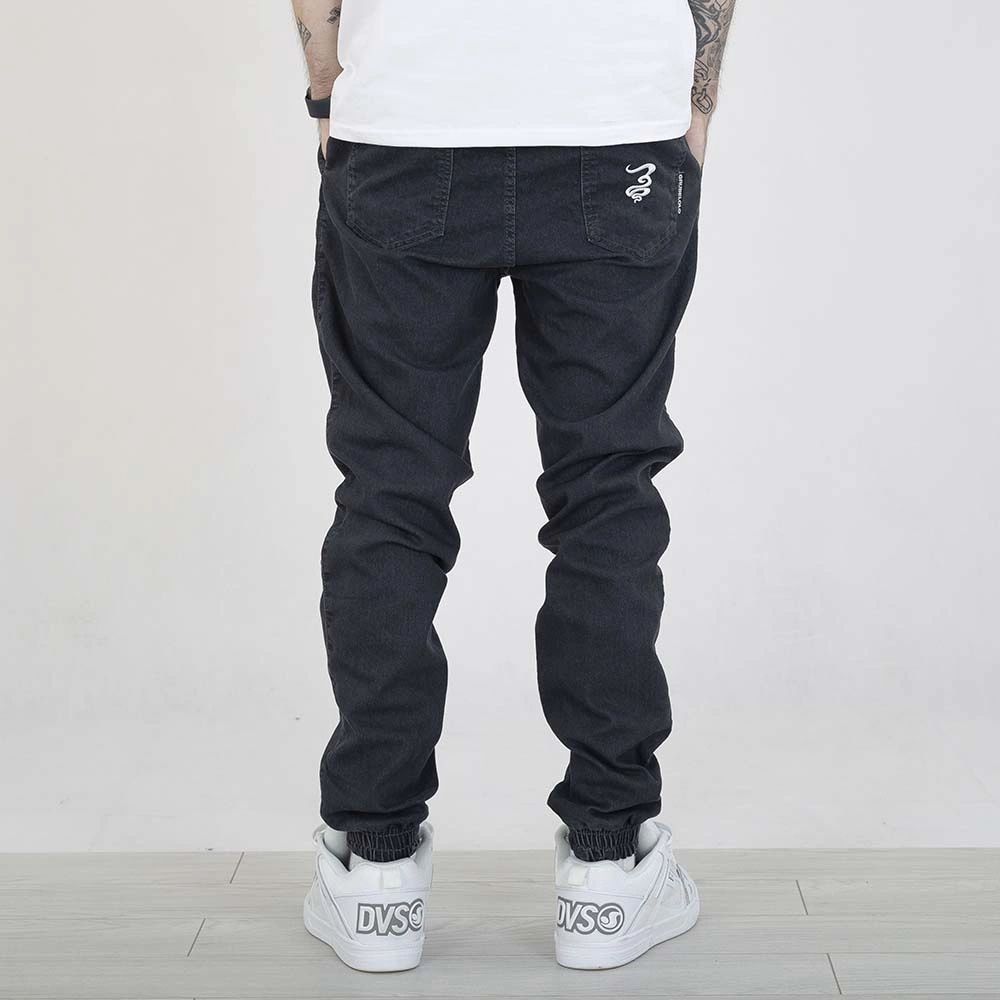 Spodnie Grube Lolo Dymek Back Haft grey