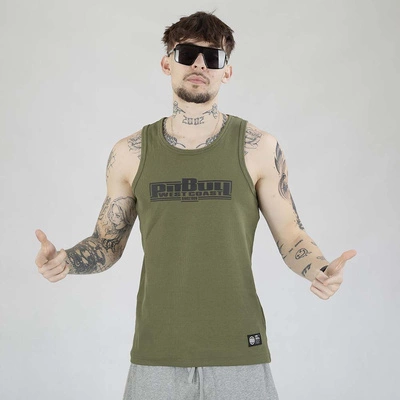 Tank Top Pit Bull Rib Classic Boxing oliwkowy