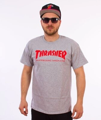 Thrasher-Skate Mag T-Shirt Szary