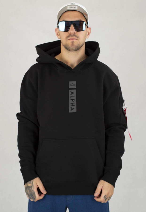 Bluza Alpha Industries Hoodie Alpha PP 146338 czarna