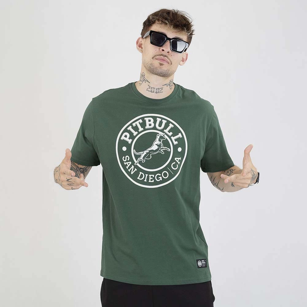 Koszulka Pit Bull San Diego Ca zielona