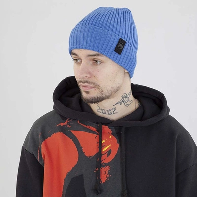 Czapka Pit Bull Velcro Logo niebieska