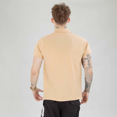 Koszulka Polo Niemaloga Clean beżowa