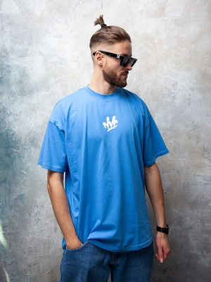 Koszulka Nice View Brand Small Front niebiesko biała