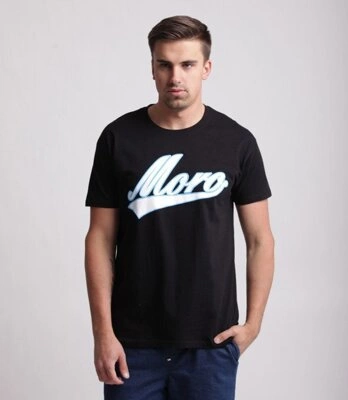 Moro Sport Baseball T-Shirt Czarny