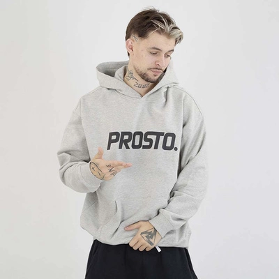 Bluza Prosto Hoodie Big Log szara