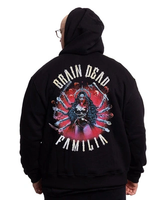 Bluza Brain Dead Familia Hoodie Kali czarna
