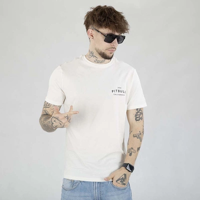 Koszulka Pit Bull Slim Fit USA Cal biała