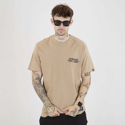 Koszulka Pit Bull Driving beżowa