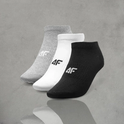 Skarpety 4F Skiety 4F F197 3-pak szaro białe czarne